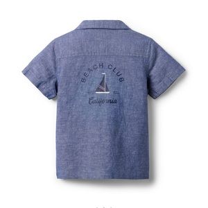Janie and Jack Linen Boys Shirt